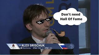 Grischuks hilarious answer to stupid question makes everyone laugh [upl. by Adlay906]