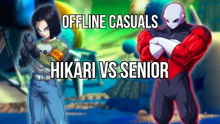 HIKARI VS SENIOR  OFFLINE  DBFZ [upl. by Suoinuj603]