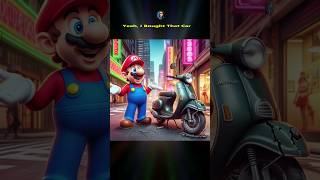 Wealth and Love Princess Peach and Marios Reunion 🚗 shorts memes [upl. by Thurlough739]