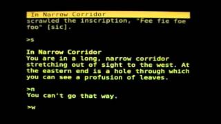 Colossal Cave Adventure playthrough [upl. by Linskey927]