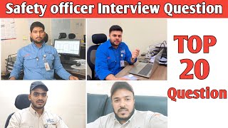 Safety officer Interview Question  Safety officer Interview Question and answer Gulf [upl. by Milon259]