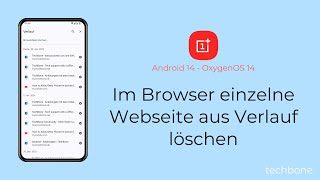 Im Browser einzelne Webseite aus Verlauf löschen  OnePlus Android 14  OxygenOS 14 [upl. by Gareth351]