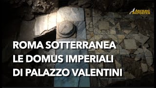 Roma sotterranea le domus imperiali di Palazzo Valentini una visita con la voce di Piero Angela [upl. by Akenehs]