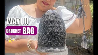 HOW TO Crochet a Wayuu Bag  EASY AND FAST  BY LAURA CEPEDA [upl. by Anirrok]