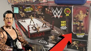 FINDING Rare WWE RAW Ring Toy Hunt [upl. by Hgielrak]