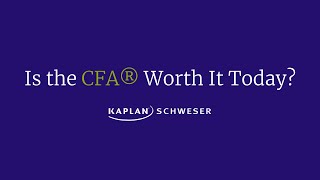 Is the CFA Worth It Today [upl. by March]