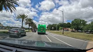 Driving from Altamonte Springs to Leesburg Florida [upl. by Pernick138]