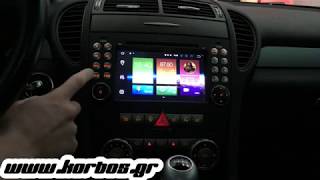 Mercedes slk Android 8 Car Stereo Bizzar BLMB71 wwwkorbosgr [upl. by Lomasi]