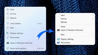 How to Get the Classic old Context Menu on Windows 11 [upl. by Crosby]