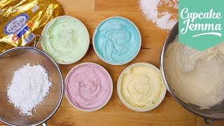 Buttercream Masterclass How to make Perfect Buttercream Icing  Cupcake Jemma [upl. by Pauline]