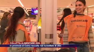 Etg  Colletta Alimentare in provincia di Como raccolte 122 tonnellate [upl. by Allehc]