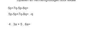 Herleiden  optellen en vermenigvuldigen [upl. by Repsag]