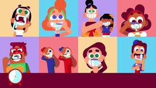 The Tooth Brushing Song  2minute tooth brushing song for kids [upl. by Johm]