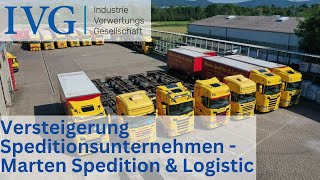 Versteigerung Marten Spedition amp Logistic I IVG [upl. by Faunie]