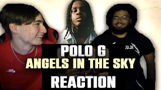 Is Polo G Finally Back  Angels In The Sky Official Video Reaction [upl. by Ynelram]