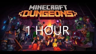 Minecraft dungeons final boss music 1 Hour [upl. by Schnorr]