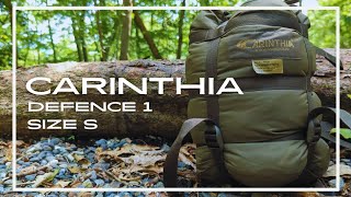 Carinthia Defence 1 sizeS 【オススメの3シーズン用シュラフ】 [upl. by Mariele]