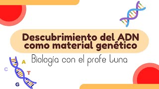 Descubrimiento del ADN como material Genético [upl. by Ute765]