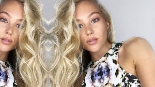 Beachy Waves Hair Tutorial  Hollie Hobin [upl. by Nellaf]