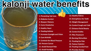 कलौंजी के 25 फायदेkalonjiblack seed water for weight losshow to use Kalonji for weight loss [upl. by Bogey801]