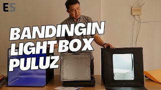 Bandingin Light Box Mini Studio Keluaran dari Puluz 3040cm Cocok Buat Olshop [upl. by Ahsieken554]