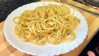 Spaghetti Aglio e olio Recipe for Beginner [upl. by Yesnek571]