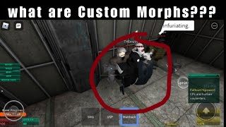 OUTDATED what are Custom Morphs and how to get them on roblox city 8 Roblox City 8 HL roleplay [upl. by Ennayhs]