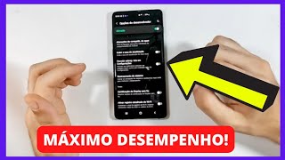 como Melhorar o DESEMPENHO do Celular ao MÁXIMO  FUNÇÃO SECRETA [upl. by Atrice]