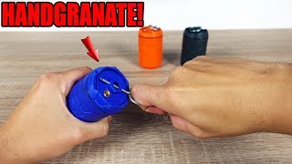 Meine ERSTE AIRSOFT HANDGRANATE  ERAZ Compact Granate im TEST [upl. by Anirroc281]