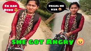 Ride Par Bike Kharab Ho Gayi 🥺  She Got Angry On Me 😡 [upl. by Esimorp837]