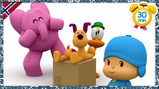 Pedagogiske Tegneserier for Barn  Hva er i boksen  POCOYO på Norsk  Tegnefilmer for barn [upl. by Aidnyl]