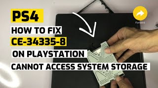 How to fix Ps4 Ce343358 Cannot Access The System Storage Fixed [upl. by Lachlan]