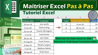 Maîtrisez les Dates Excel en 2024  📅 Astuces et Techniques Incontournables [upl. by Anihpesoj]