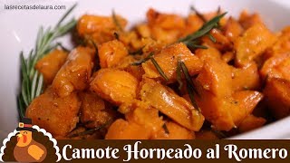 Camote al Horno con Romero para Thanksgiving 🦃 Comidas Saludables [upl. by Minsat]