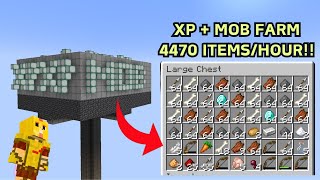 How To Make a SIMPLE Mob Farm  Minecraft 121 XP Farm [upl. by Aisatsana]