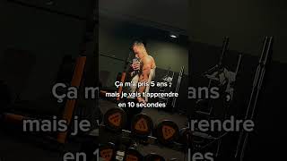 Surcharge progressive intensité volume… en musculation gym motivation [upl. by Farra455]