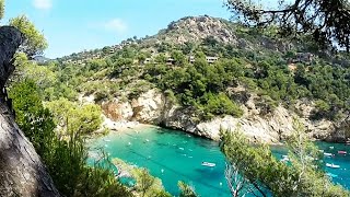 Espagne  Costa Brava  Tossa de Mar  Camping Pola  GoPro [upl. by Eniamrej]