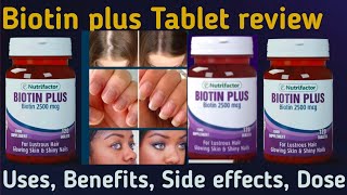 biotin plus tablet  biotin plus tablets review biotin plus tablet price tipsbeauty [upl. by Notecnirp]