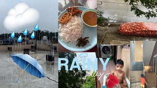 🌧️ Rainy Summer Morning Vlogplayed in rain amp prepared lunch 🥗 🙌🏻 [upl. by Netnerb326]