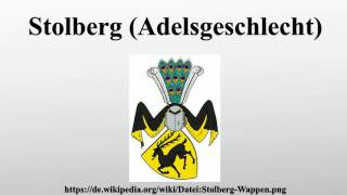 Stolberg Adelsgeschlecht [upl. by End]