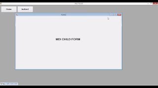 Mdi Parent and Child Form in C win form application setp by step [upl. by Nilloc]