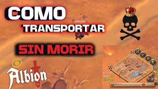 COMO TRANSPORTAR a CAERLEON SIN MORIR  TIPS DE TRANSPORTE  ALBION ONLINE 🤑 [upl. by Neveda]