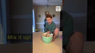 Adorable Toddler Helps Mom Make Dinner  Little Helper of the Week [upl. by Sileray809]