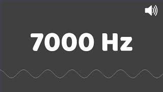 Audio son fréquence 7000 hertz hz [upl. by Maddis869]