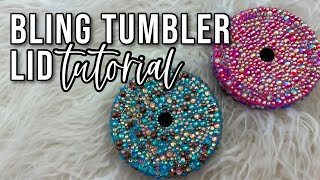 Rhinestone Lid Tutorial [upl. by Deland]