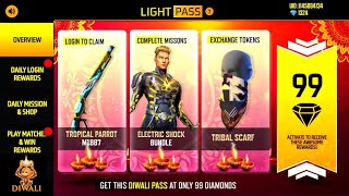 Diwali Pass Event 2024 😮💥  Golden Shade Return  Free Fire New Event  Ff New Event  A1 FF Gamer [upl. by Heinrich]