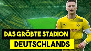 Deutschlands größtes Stadion Westfalenstadion Dortmund SignalIdunaPark [upl. by Yenttihw842]