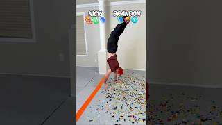 Parkour  Handstand Over Emojis 😱 Ft BrandonA7 [upl. by Aerdnas]