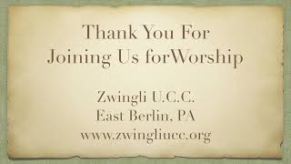 Zwingli UCC of East Berlin PA Live Stream [upl. by Oznofla700]