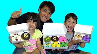 Donat Madu Karakter  Kue Hello Kitty My Little Pony Doraemon Angry Birds  Enak [upl. by Nev]